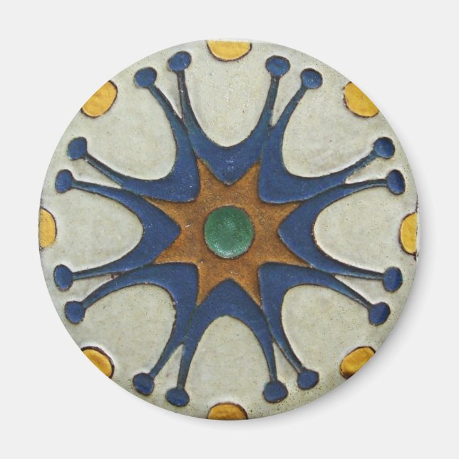 Vintage Tile Magnet (Vorne)
