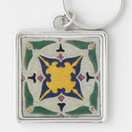 Vintage Tile Schlüsselanhänger