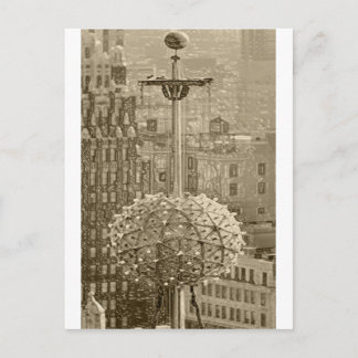 VINTAGE TIMES SQUARE POSTKARTE