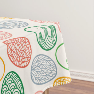 Vintage Tischdecke des Osterei-Muster- 