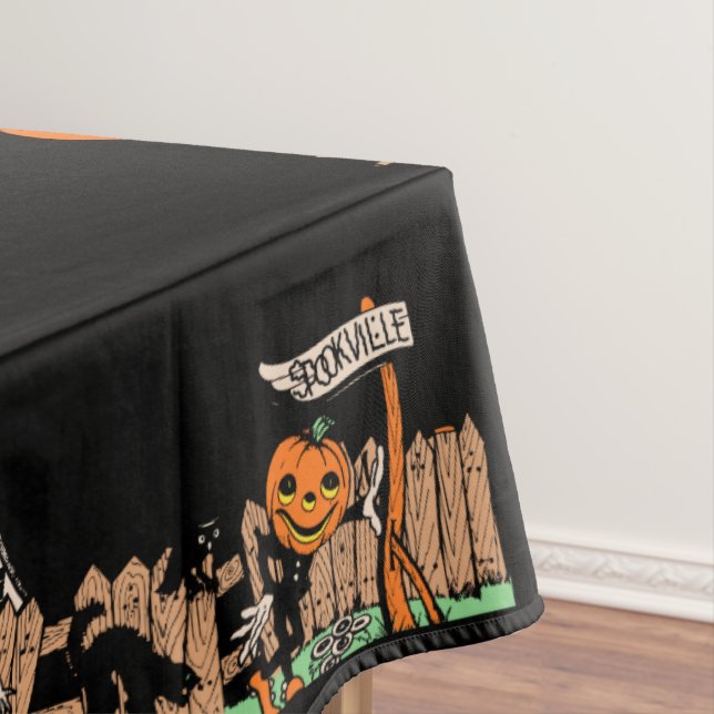 Vintage Tischdecke Halloweens Spookville (Beispiel)