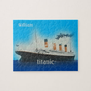 Vintage-Titanic-Ozeandampfer-Kinder-Schiff Puzzle
