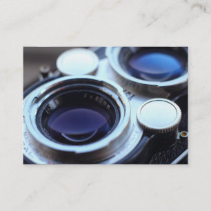 Vintage TLR-Kamera Visitenkarte