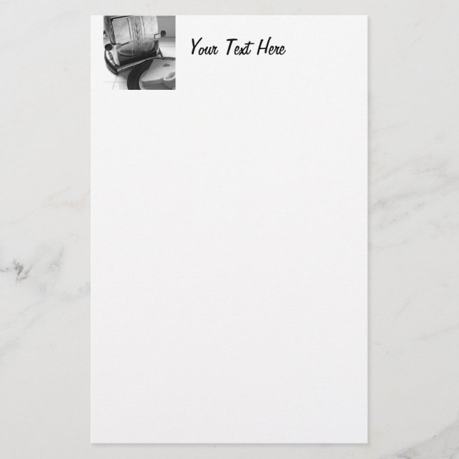 Vintage Toaster Kitchenette Kunsthandwerk Briefpapier (Vorderseite)