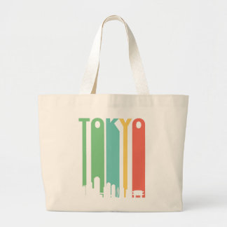 Vintage-Tokio-Stadtansicht Jumbo Stoffbeutel