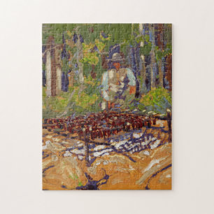 Vintage Tom Thomson Wilderer Kanadische Kunst Klas Puzzle