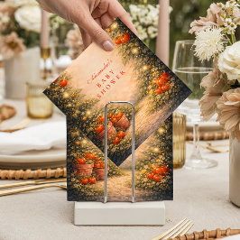 Vintage Tomato Garden Baby Shower Serviette