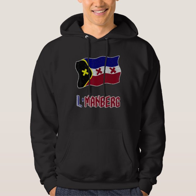 Vintage TommyInnit L'Manberg Flag Hoodie (Vorderseite)