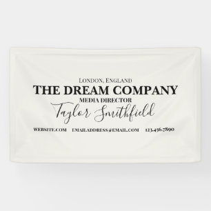 Vintage-Ton-Typ Banner