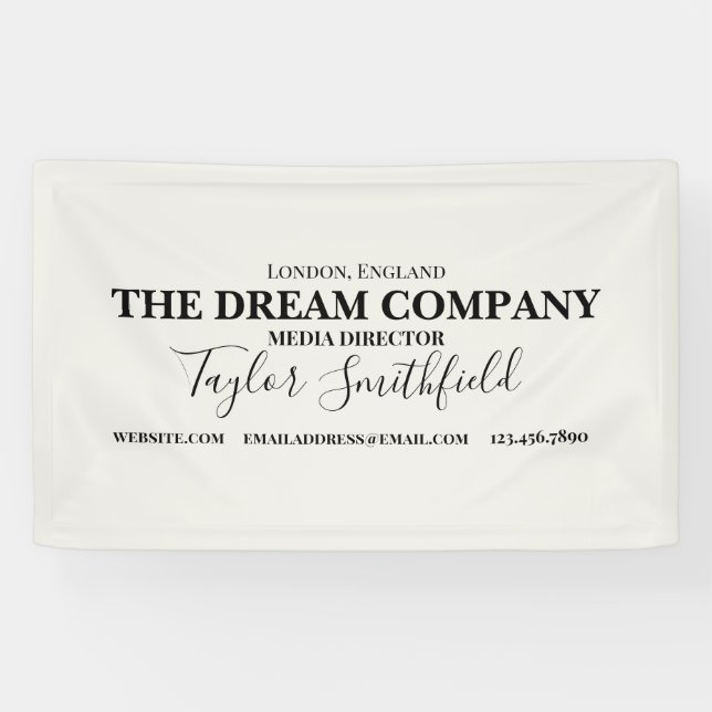 Vintage-Ton-Typ Banner (Horizontal)