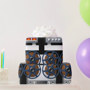 Vintage Tonbandgerät für Audiophile Geschenkpapier