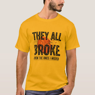 Vintage-Tontaubenschießen mit Flinte SkeetTrap T-Shirt