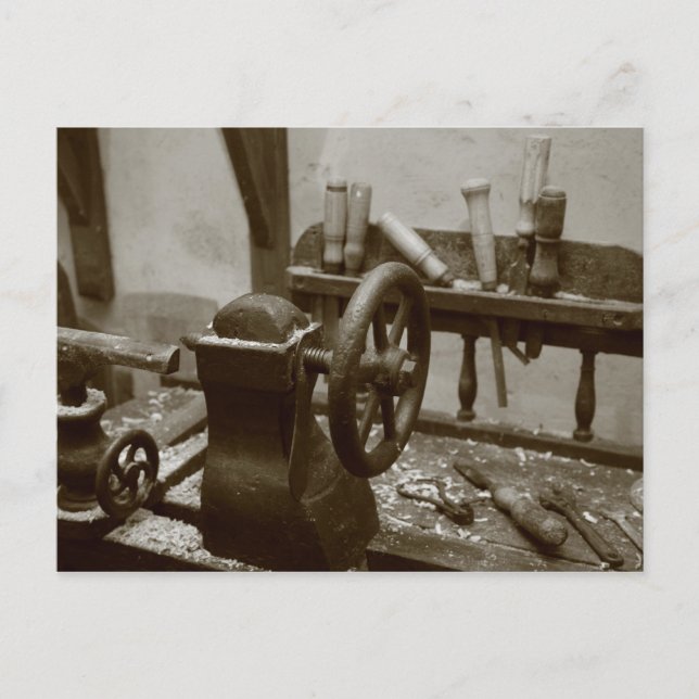Vintage Tools Postkarte (Vorderseite)