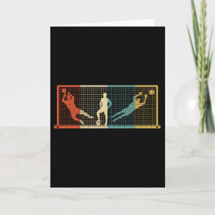 Vintage-Torhüter-Fußball-Torwart-Geschenk Karte
