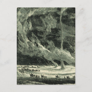 Vintage Tornado Postkarte