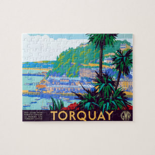 Vintage Torquay Plakat Puzzle