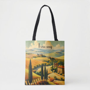 Vintage Toskana Landschaft Custom Text