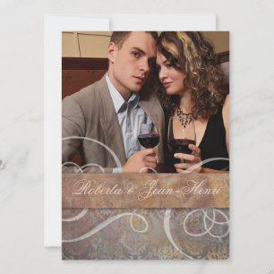 Vintage toskanisch italienische Eleganz Termin vor Einladung