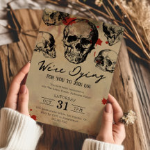 Vintage-Totenkopf-Erwachsene-Halloween-Party