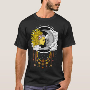 Vintage-Totenkopfmond T-Shirt