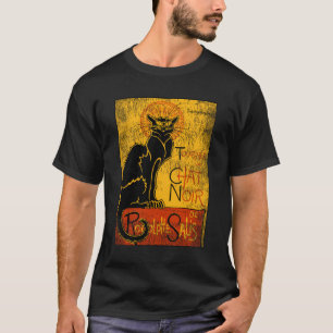 Vintage Tour du Chat Noir Black Cat Geschenk für H T-Shirt