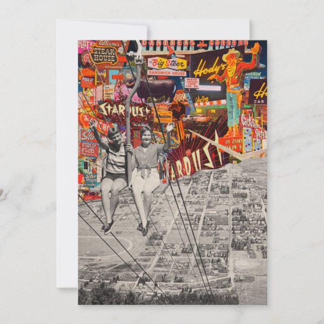 Vintage Tour Einladung (Vorderseite)