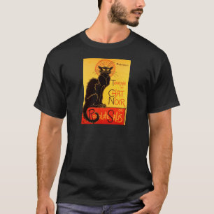 Vintage Tournee de Chat Noir Schwarze Katze T-Shirt