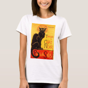 Vintage Tournee de Chat Noir Schwarze Katze T-Shirt