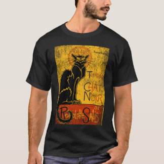 Vintage Tournee du Chat Noir Black Cat Halloween T-Shirt