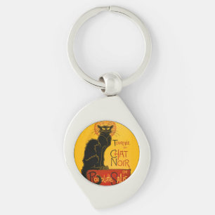 Vintage Tournée Du Chat Noir Theophile Steinlen Schlüsselanhänger