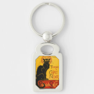 Vintage Tournée Du Chat Noir Theophile Steinlen Schlüsselanhänger