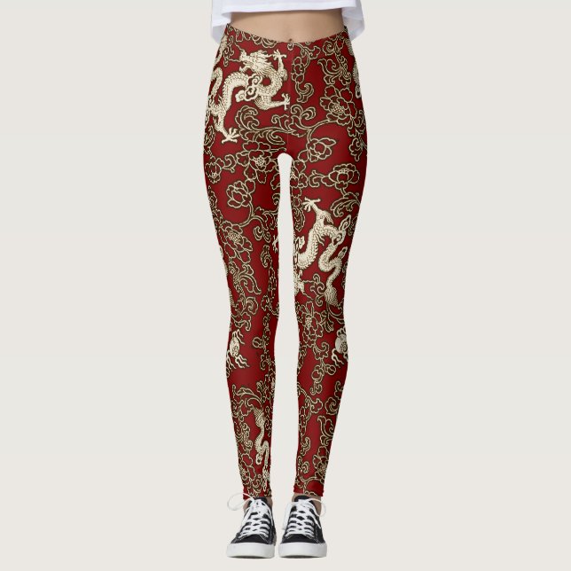 Vintage traditionelle japanische Leggings (Vorderseite)