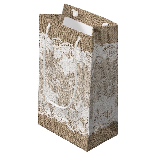 Vintage traditionelle rustikale Landstriche und Sp Kleine Geschenktüte (Vorderseite Schrägansicht)