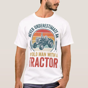 Vintage-Traktor-Alter-Mann-Zitat-Shirt-Design_1 T-Shirt