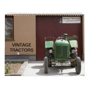 Vintage-Traktoren-Kalender Kalender