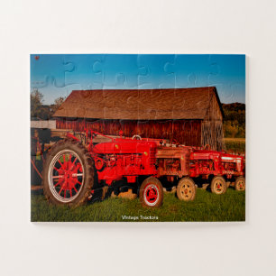 Vintage-Traktoren Puzzle