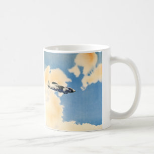 Vintage Transport, Albatros-Flugzeug Tasse