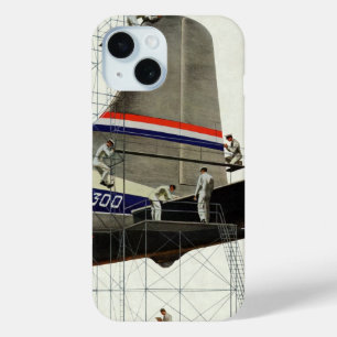 Vintage-Transport, Flugzeugwartung Case-Mate iPhone Hülle
