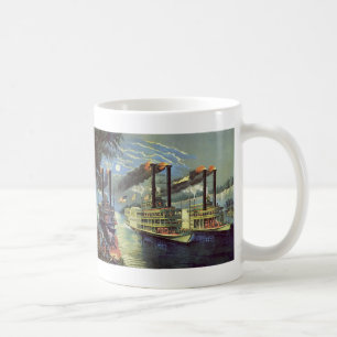 Vintage Transport- und Reiseschiffe Dampfer Kaffeetasse