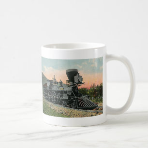 Vintage Transport, westliche antike Kohlezug Kaffeetasse