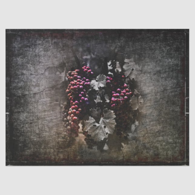 Vintage Trauben Seidenpapier (Vorderseite)