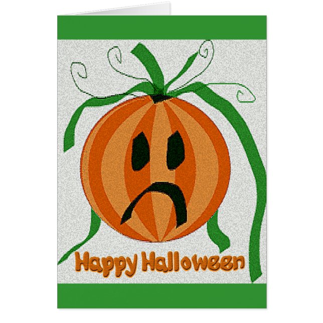 Vintage trauriger Jack o' Lantern (Vorne)