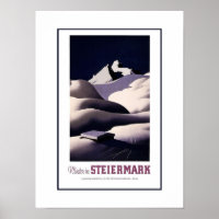 Vintage Travel Advertising for Austria