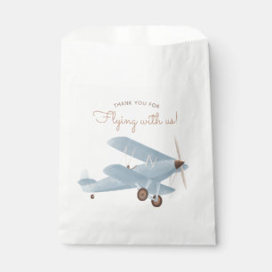 Vintage Travel Airplane Geburtstagsparty Geschenktütchen