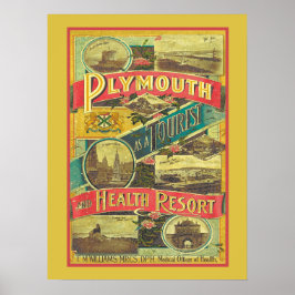 Vintage Travel and Tourist Guide England Poster