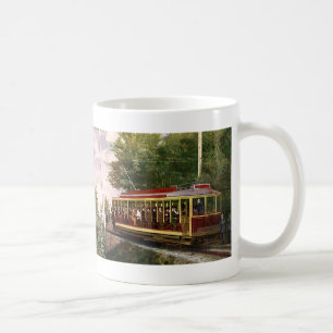Vintage Travel and Transportation Electric Trolley Tasse