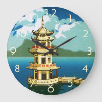 Vintage Travel Asia, Taiwan Pagoda Tiered Tower