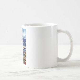Vintage Travel Athens Griechenland Kaffeetasse