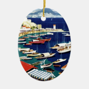 Vintage Travel Athens Griechenland Keramikornament