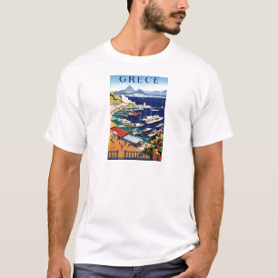 Vintage Travel Athens Griechenland T-Shirt